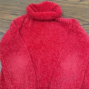 Cozy Red Turtleneck Sweater